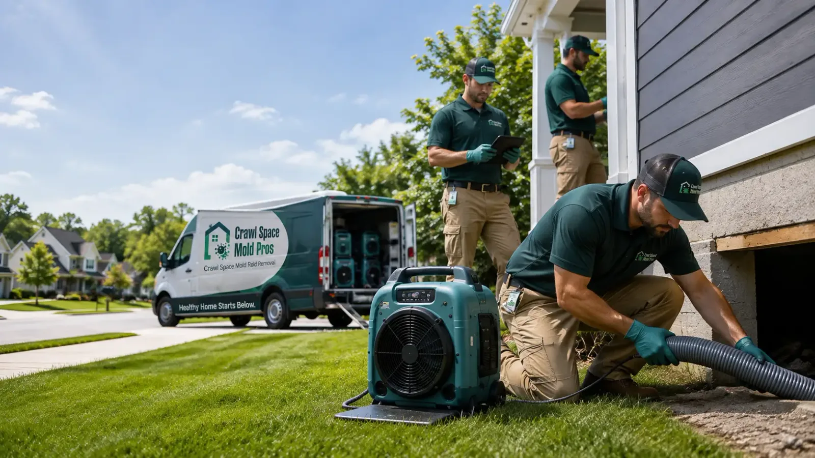 Crawl Space Mold Removal in Rye, CO